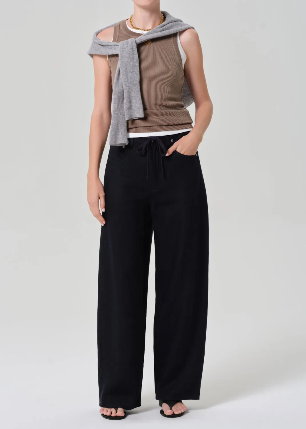 Isabel Rib Tank in Cocoa sold by Citizens Of Humanity product image thumbnail 5