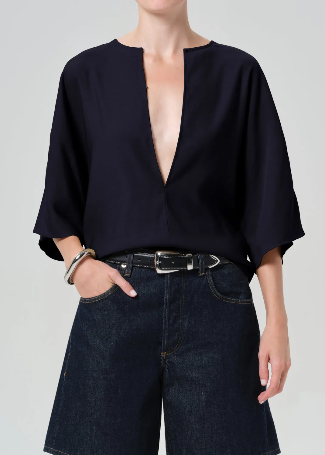 Franca Shirt in Navy sold by Citizens Of Humanity