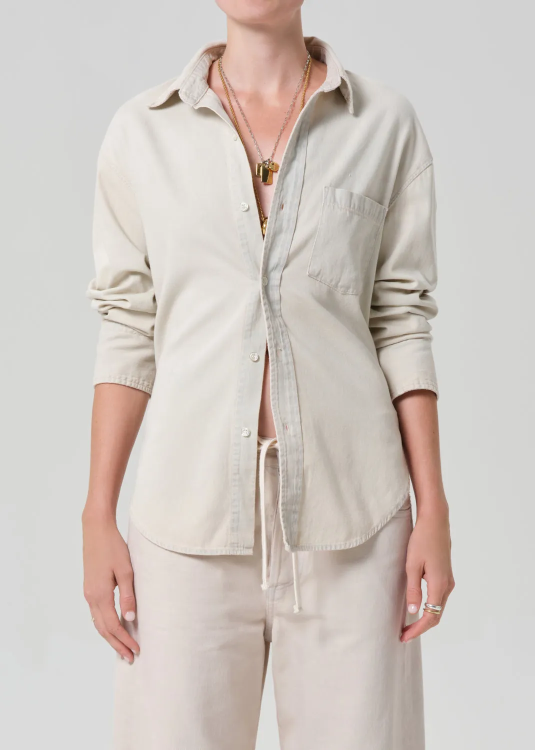 Carter Shirt in Peyote sold by Citizens Of Humanity