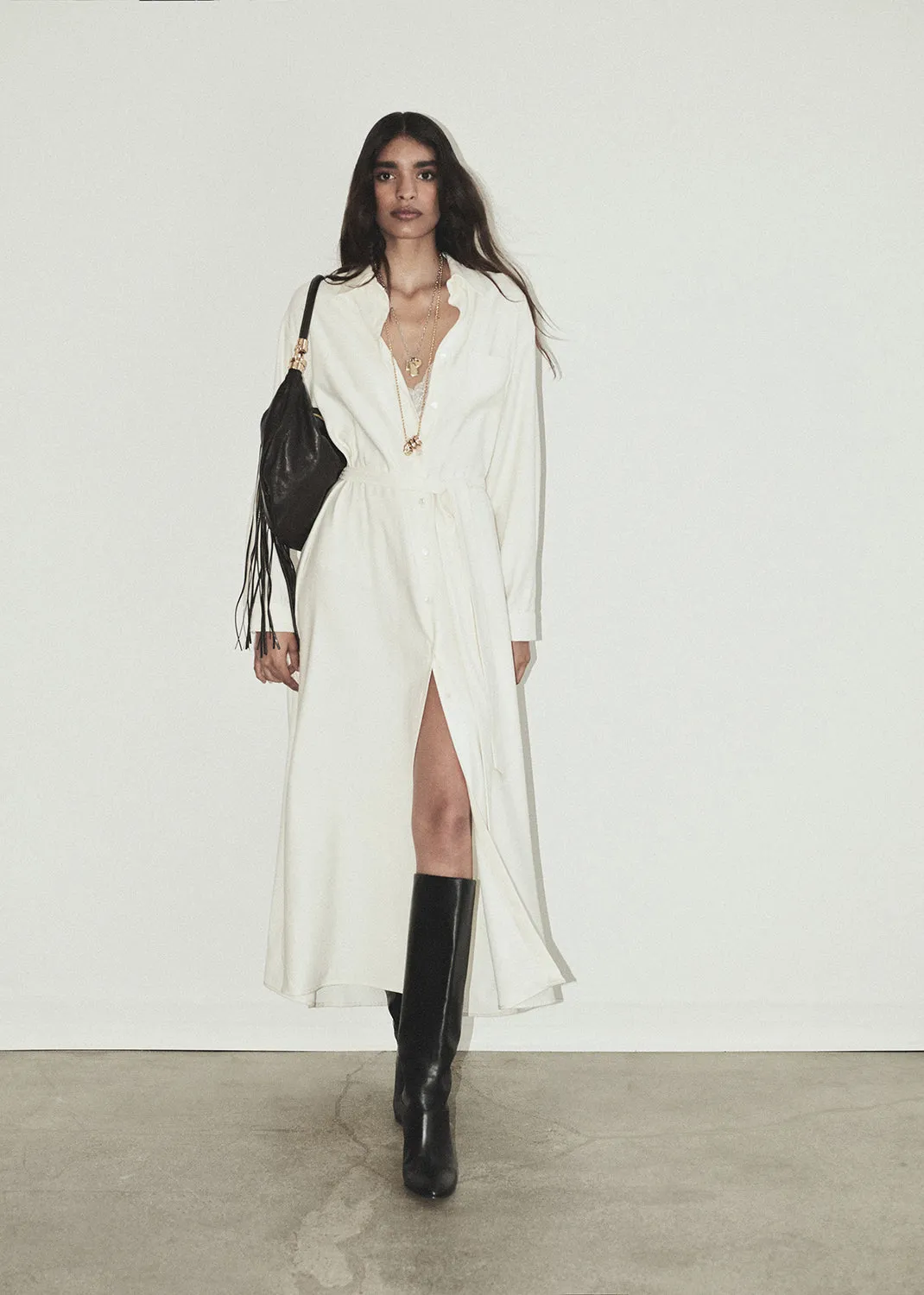 Camillia Shirt Dress in Moonlight sold by Citizens Of Humanity product image thumbnail 2