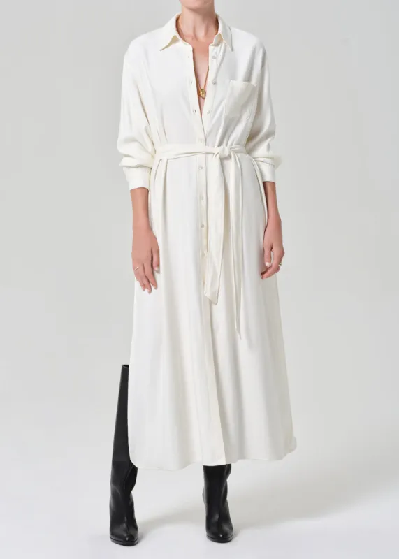 Camillia Shirt Dress in Moonlight sold by Citizens Of Humanity
