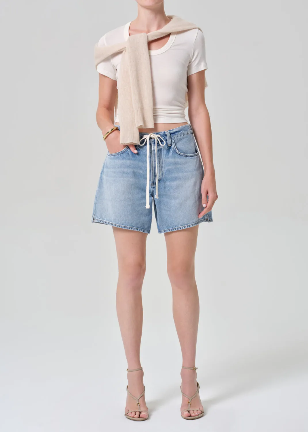 Brynn Drawstring Short in Ritual sold by Citizens Of Humanity