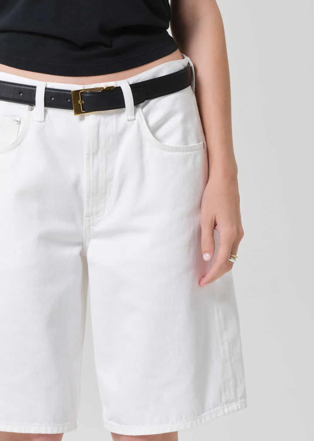 Court Short in Soft White sold by Citizens Of Humanity product image thumbnail 5