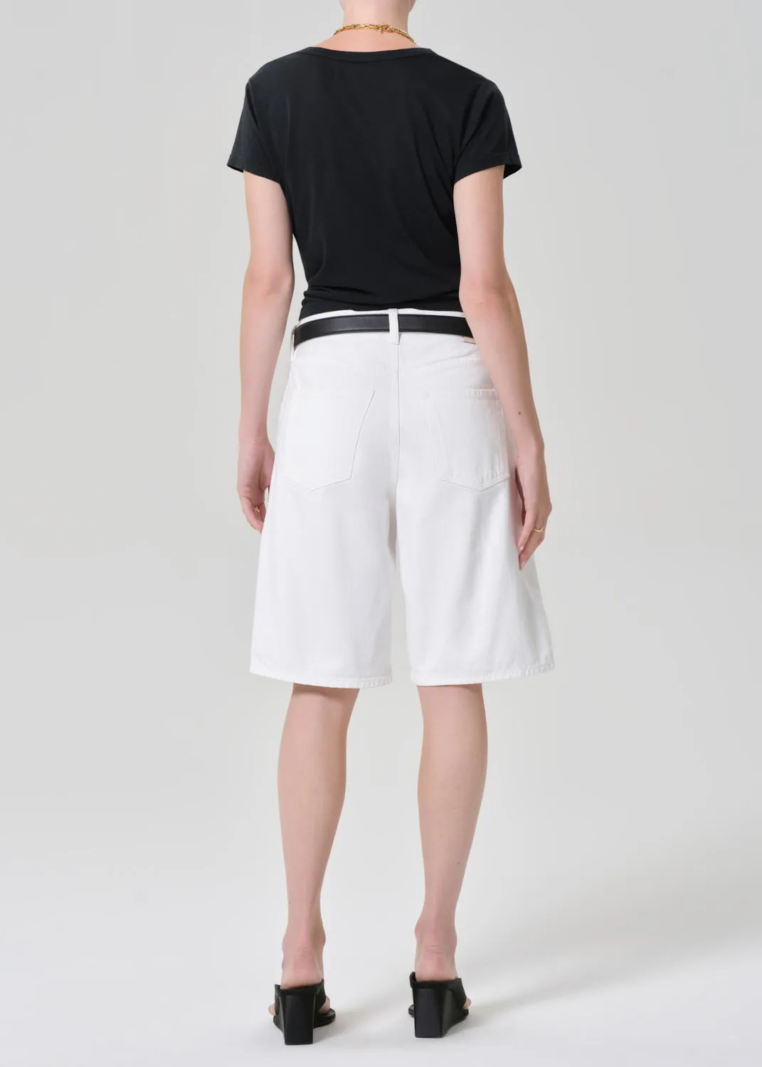 Court Short in Soft White sold by Citizens Of Humanity product image thumbnail 2