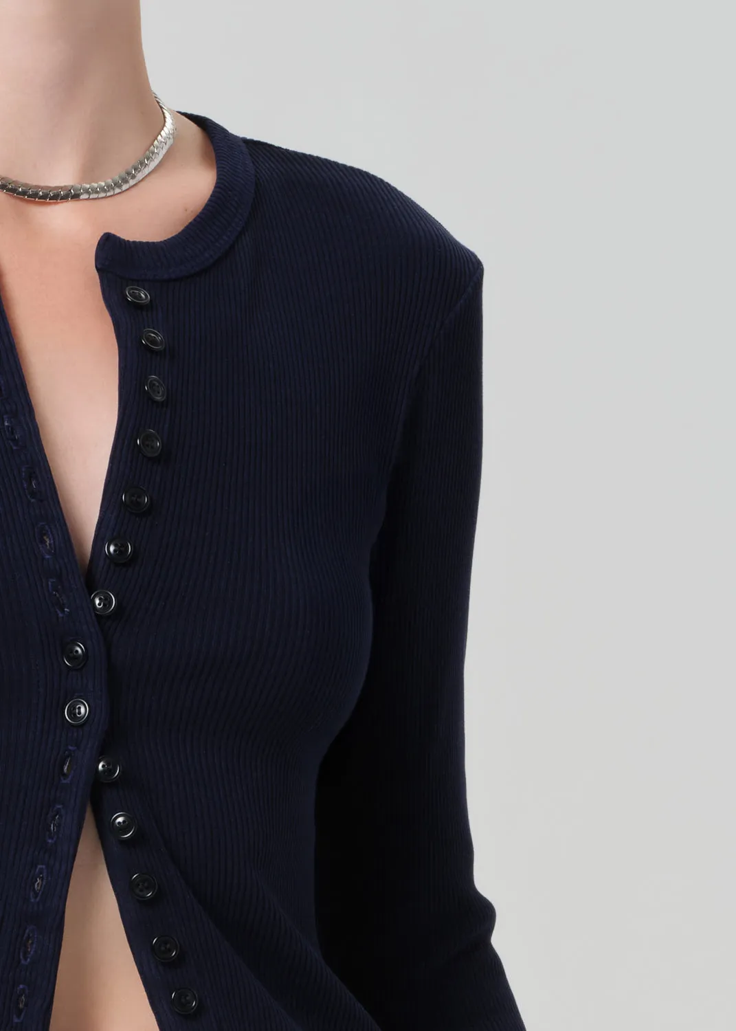Kari Long Cardigan in Navy sold by Citizens Of Humanity product image thumbnail 4