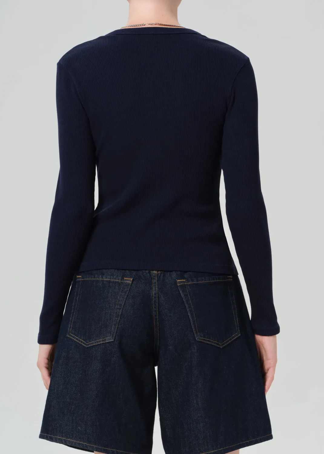 Kari Long Cardigan in Navy sold by Citizens Of Humanity product image thumbnail 2