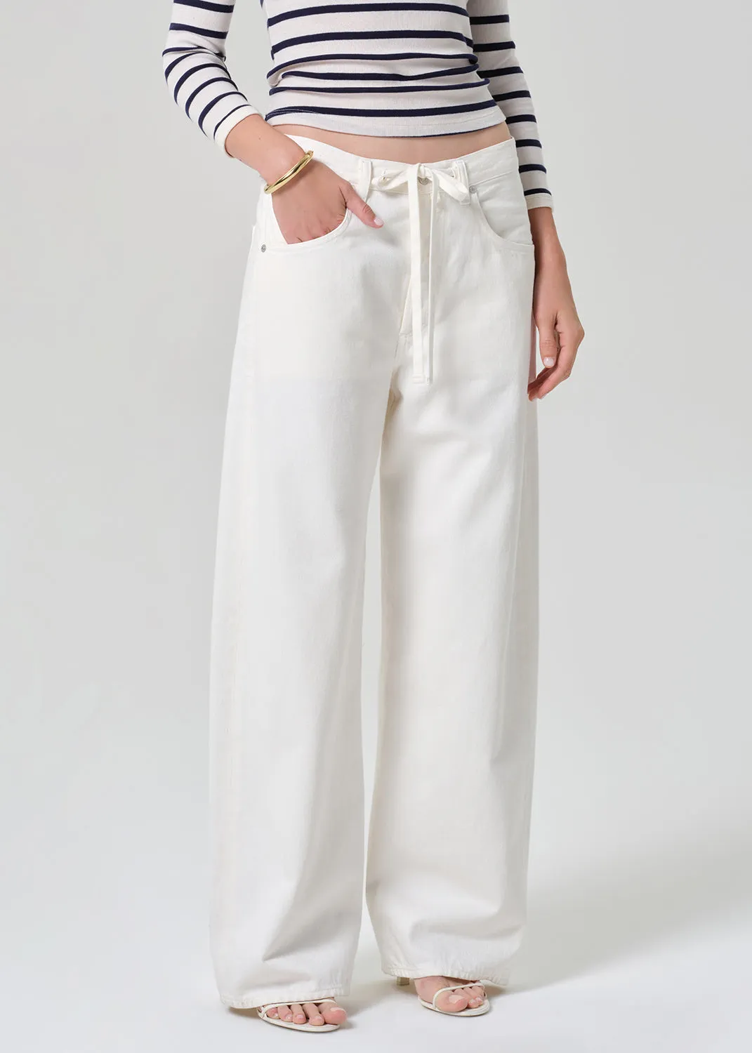 Brynn Drawstring Trouser in Pashmina sold by Citizens Of Humanity product image thumbnail 4