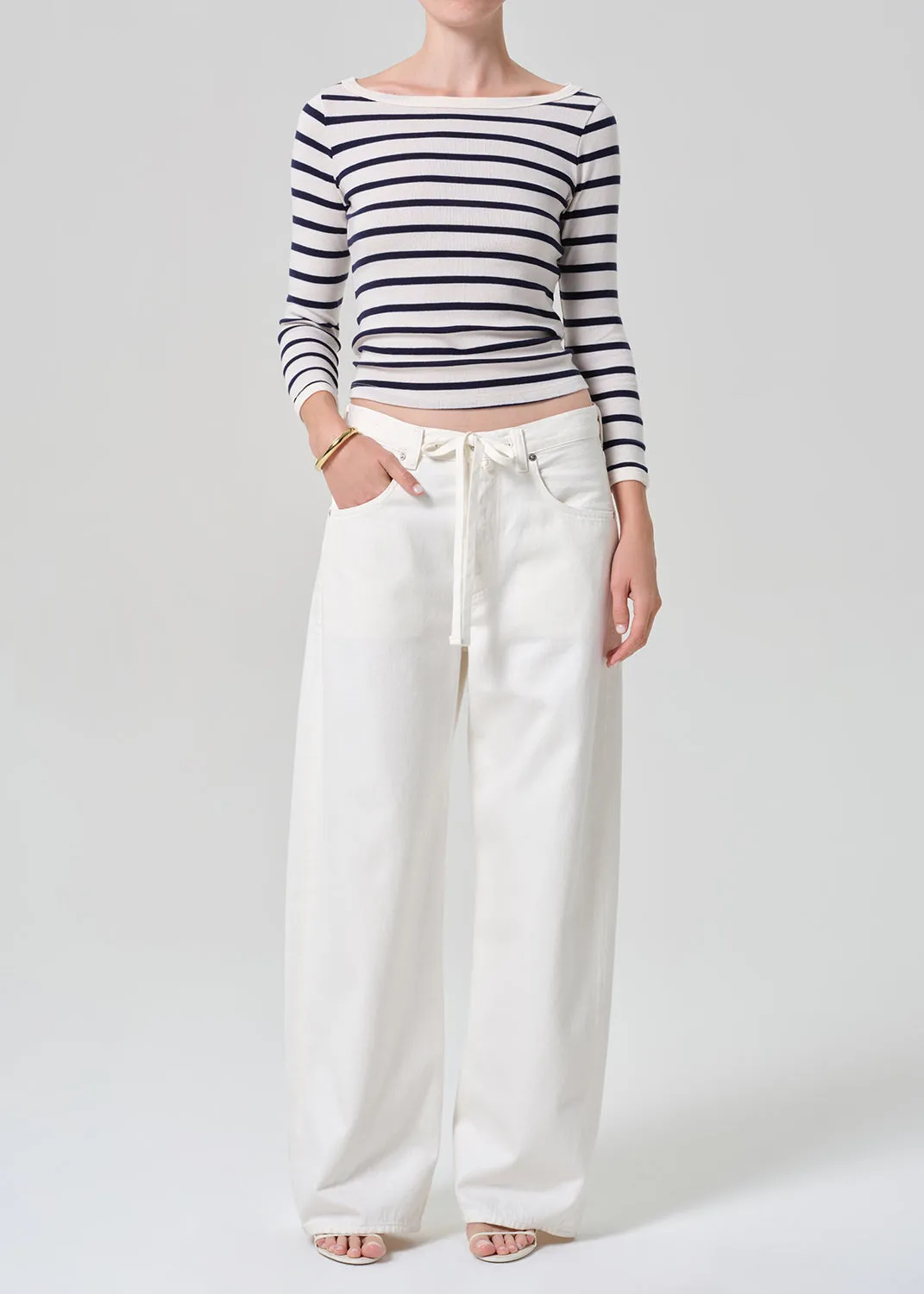 Brynn Drawstring Trouser in Pashmina sold by Citizens Of Humanity