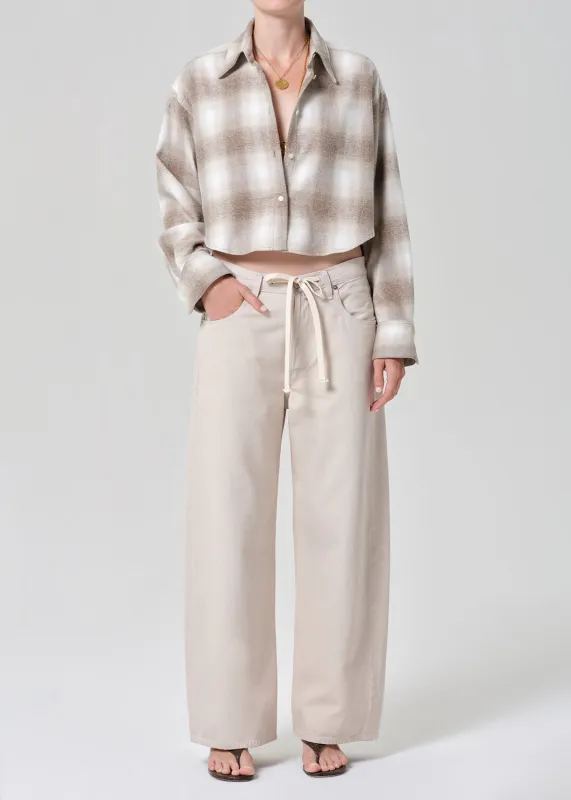 Brynn Drawstring Trouser in Peyote sold by Citizens Of Humanity