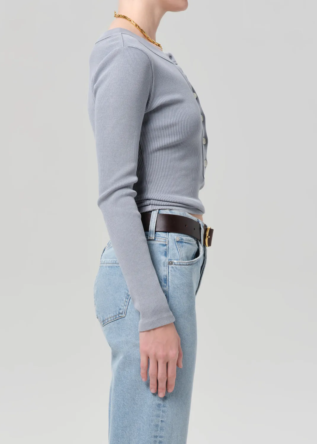 Varra Henley in Hematite sold by Citizens Of Humanity product image thumbnail 3