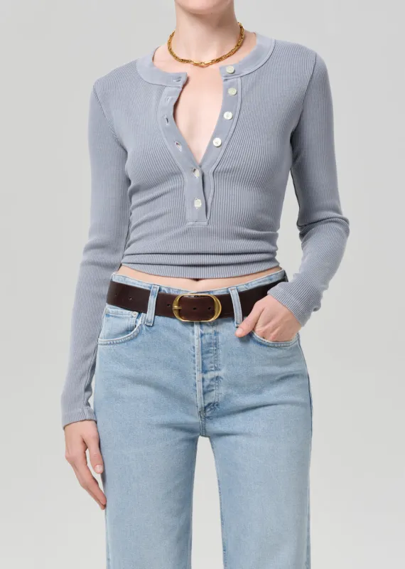 Varra Henley in Hematite sold by Citizens Of Humanity