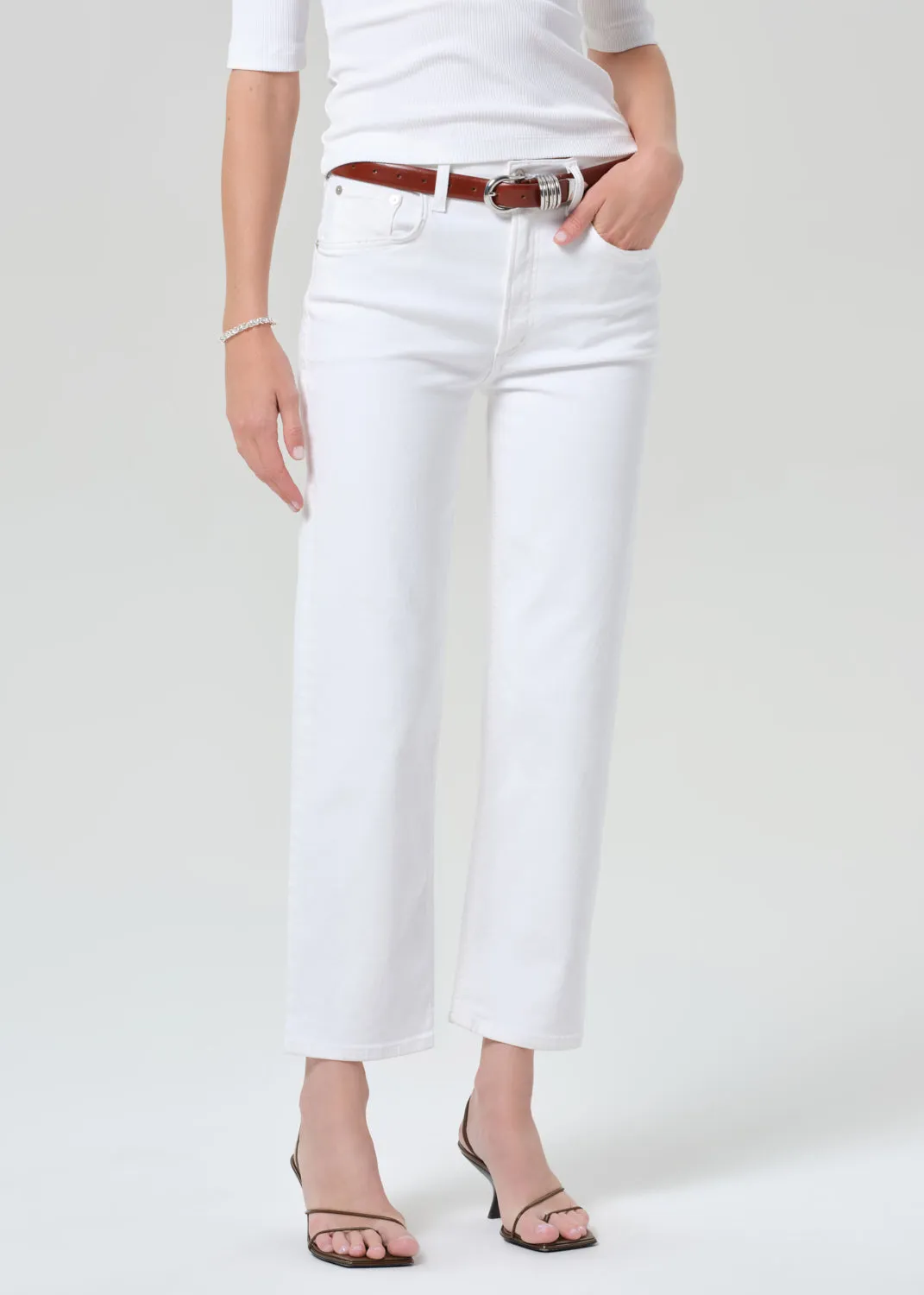 Petite Palma Straight in Soft White sold by Citizens Of Humanity product image thumbnail 4