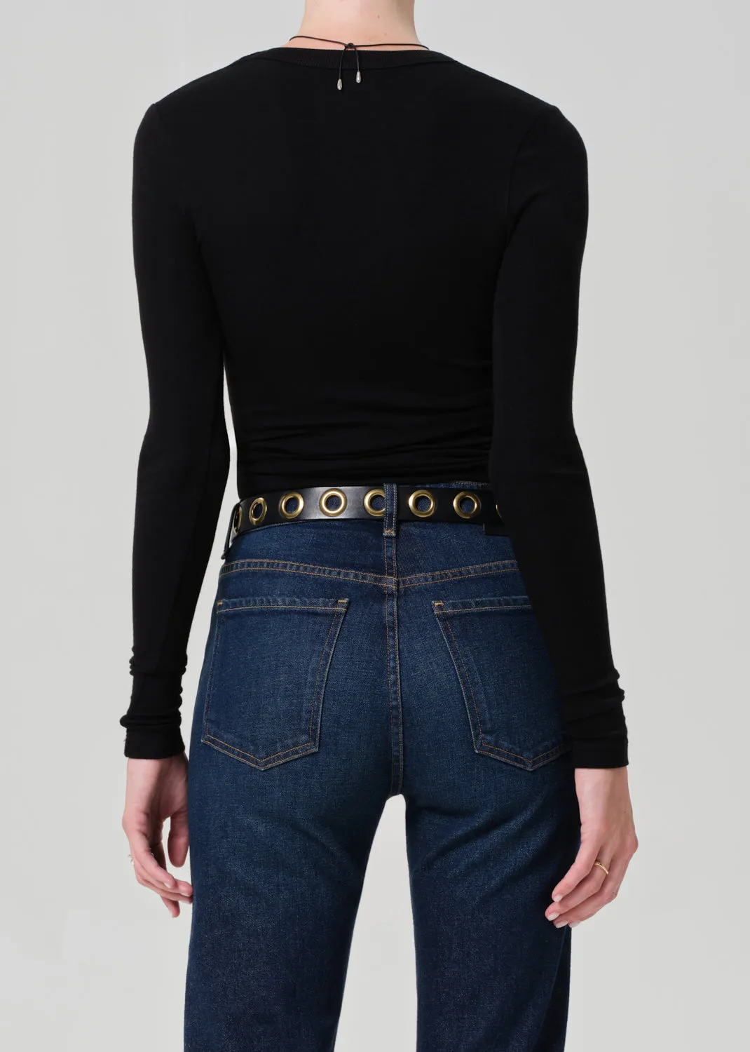 Mara U Neck Long Sleeve in Black sold by Citizens Of Humanity product image thumbnail 2
