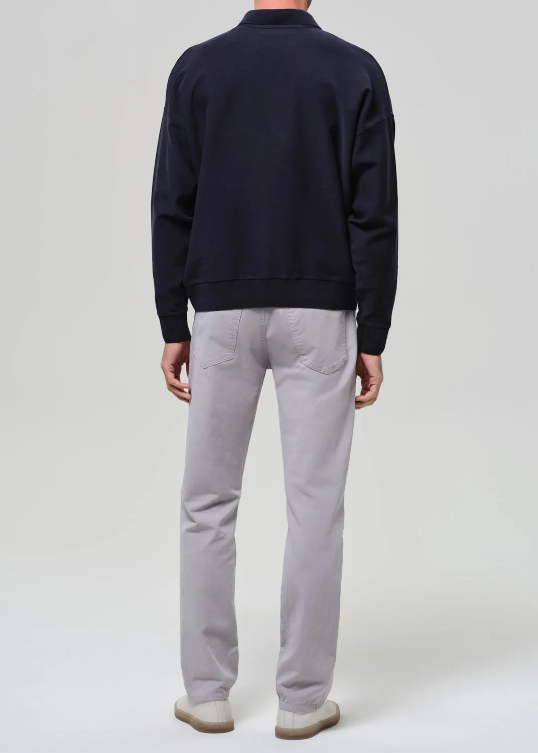 Elijah Straight Comfort Stretch Linen in Stone Grey sold by Citizens Of Humanity product image thumbnail 4