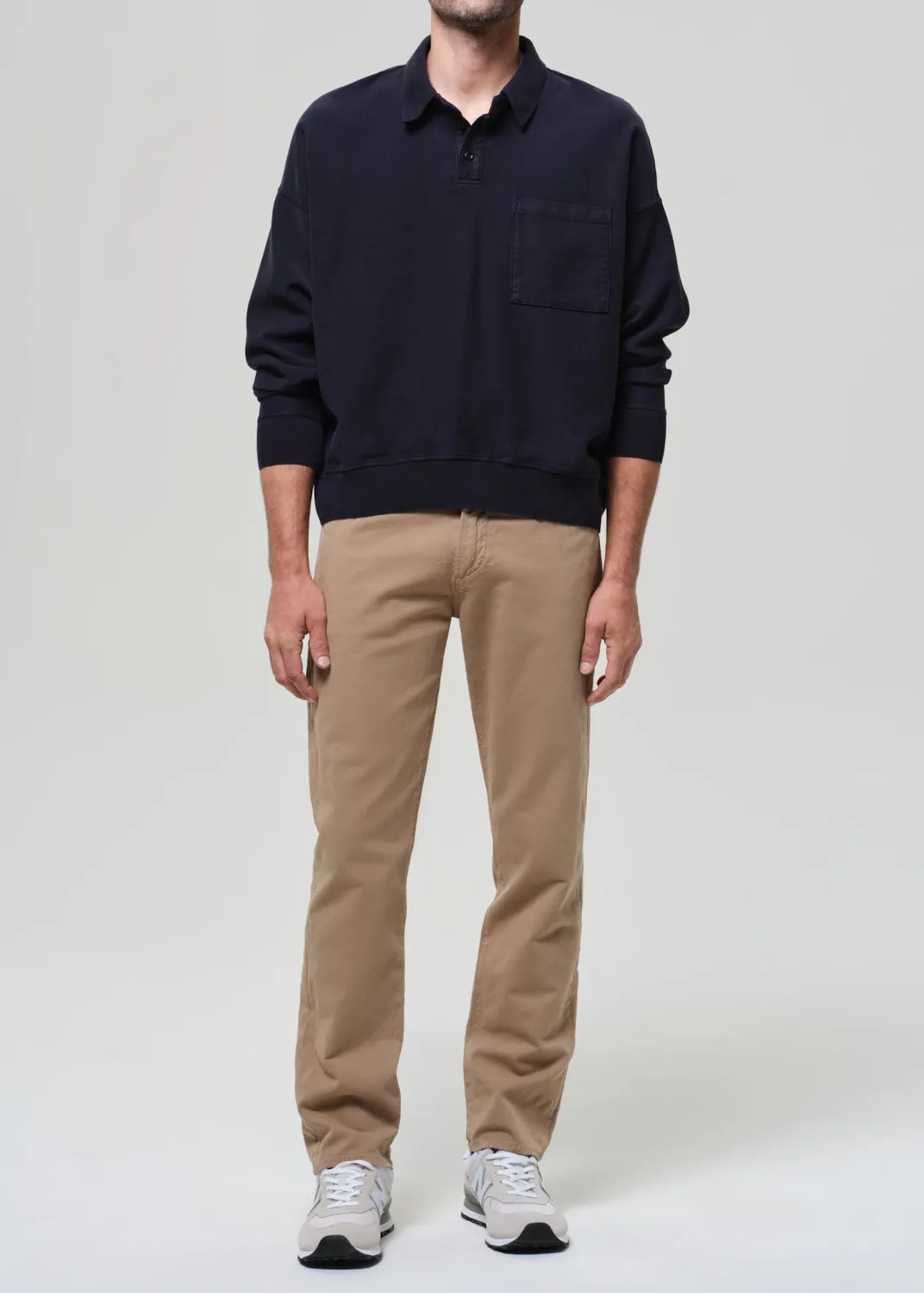 Elijah Straight Comfort Stretch Linen in Sand sold by Citizens Of Humanity product image thumbnail 3