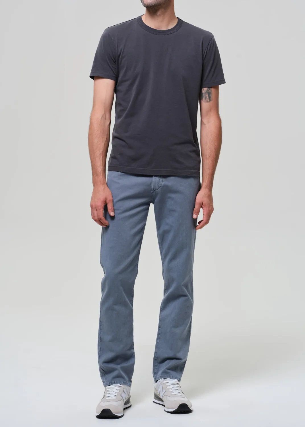 Elijah Straight Comfort Stretch Linen in Stone Blue sold by Citizens Of Humanity product image thumbnail 2