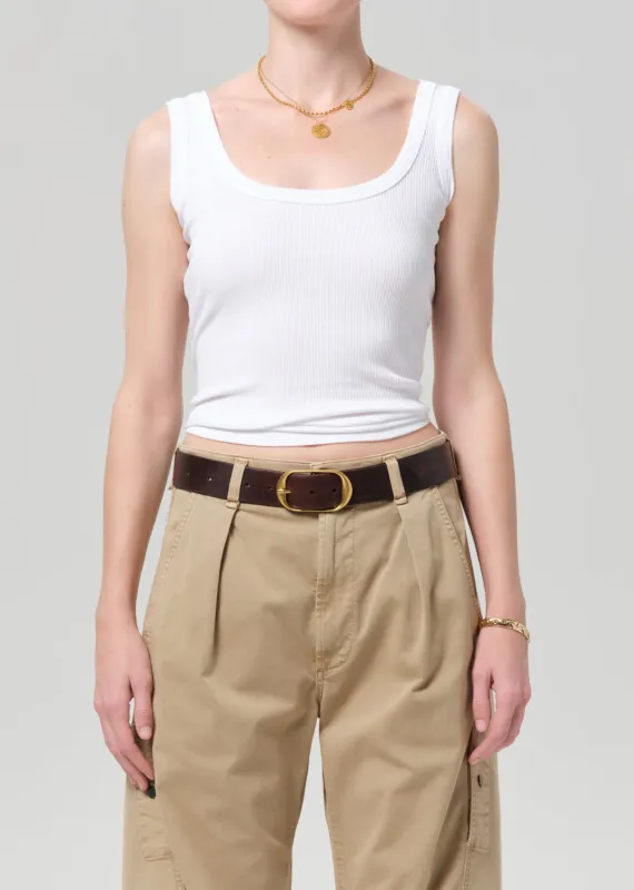 Faye Tank in White sold by Citizens Of Humanity