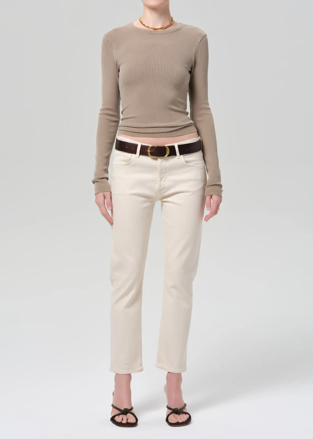 Bina Crewneck in Sandatlas sold by Citizens Of Humanity product image thumbnail 5