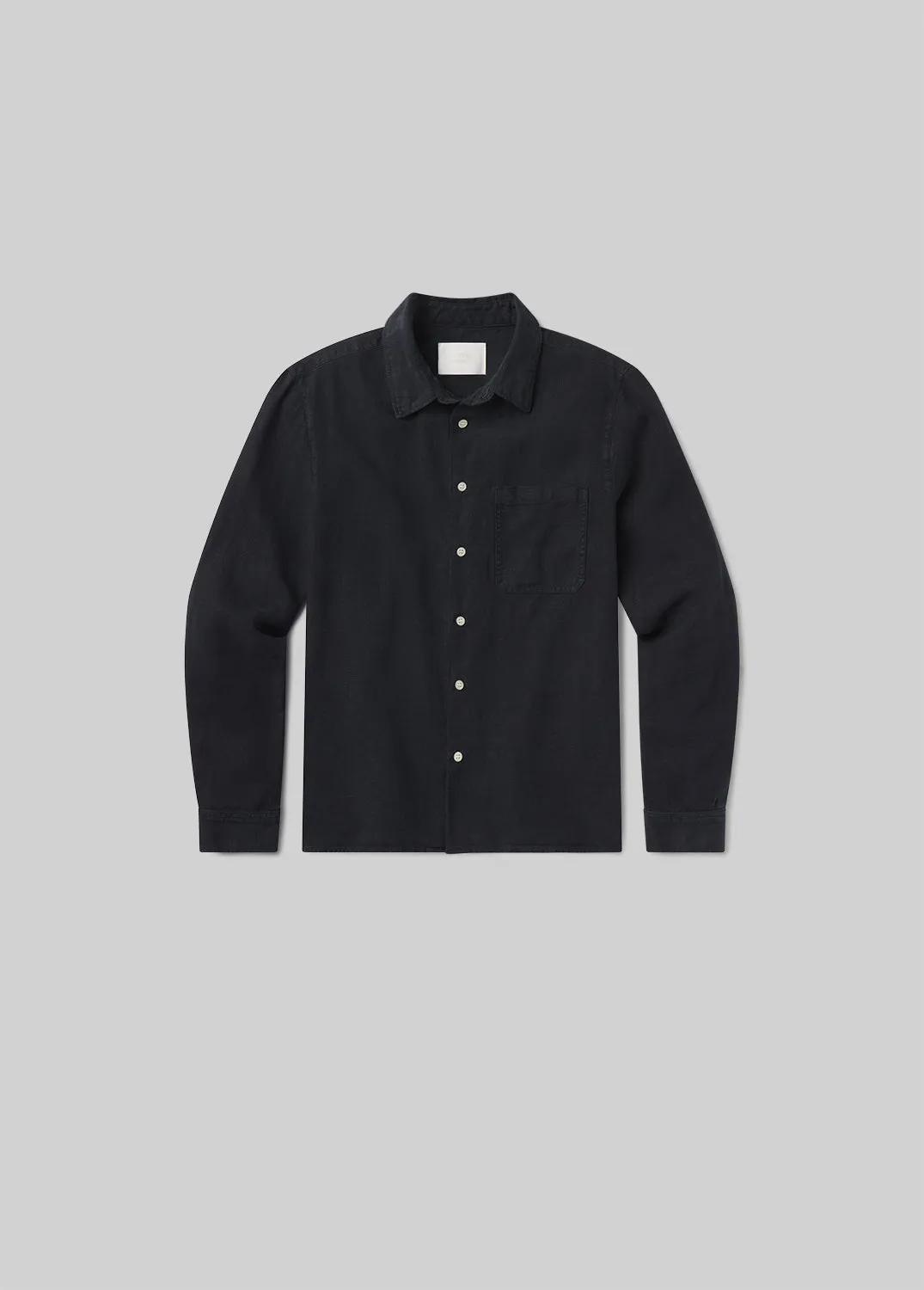 Single Pocket Linen Workshirt in Navy sold by Citizens Of Humanity product image thumbnail 2