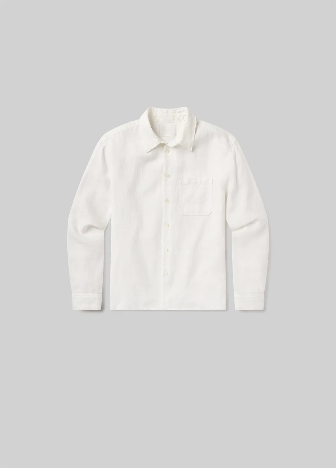 Single Pocket Linen Workshirt in White sold by Citizens Of Humanity product image thumbnail 2