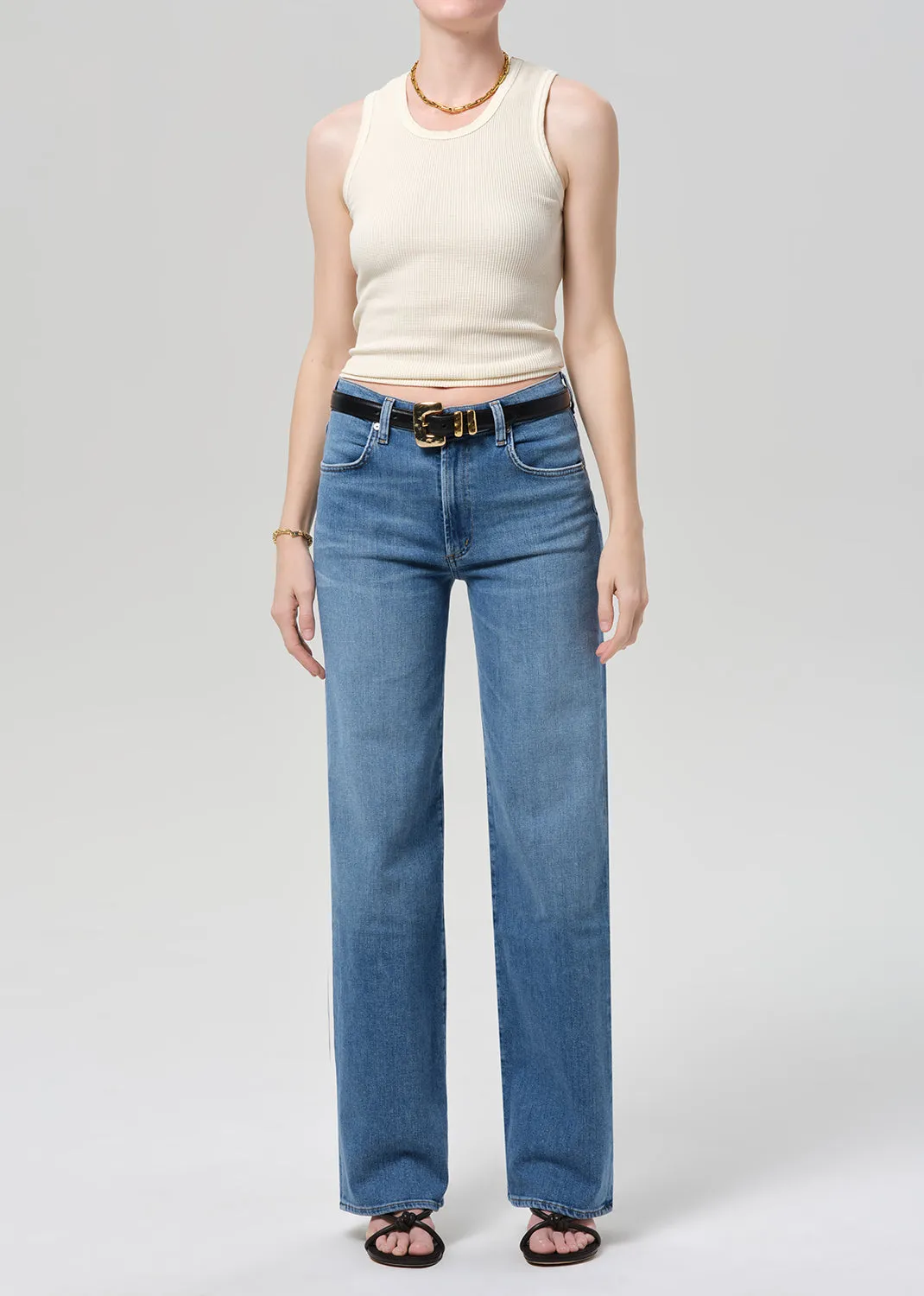 Petite Annina Straight Leg in Stella sold by Citizens Of Humanity