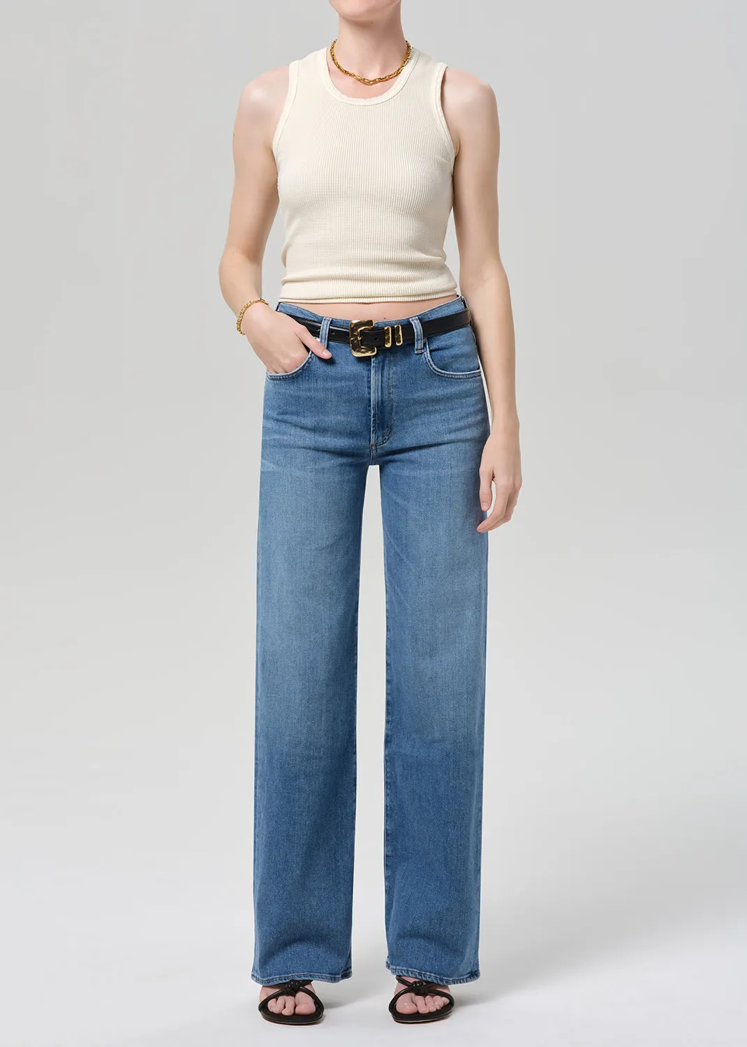 Annina Straight Leg 33" in Stella sold by Citizens Of Humanity