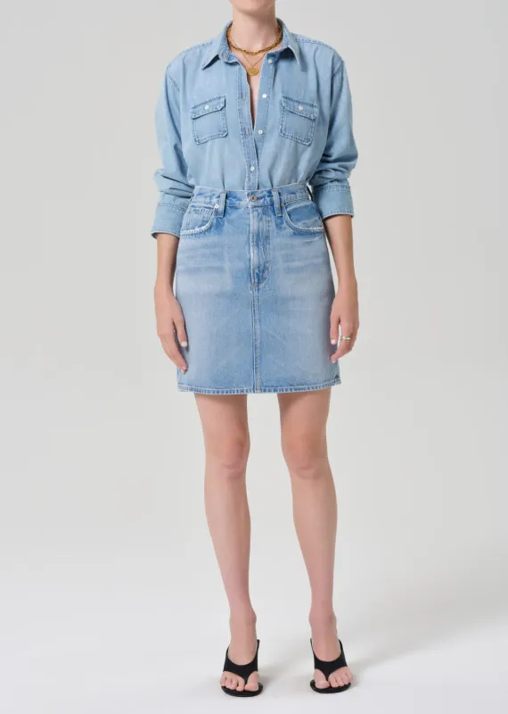 Etta Pencil Skirt in Coquette made by Citizens Of Humanity