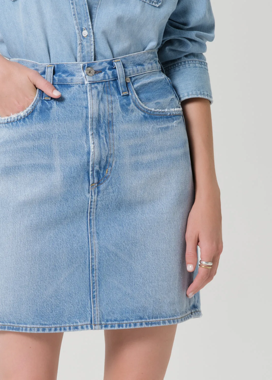 Etta Pencil Skirt in Coquette sold by Citizens Of Humanity product image thumbnail 5