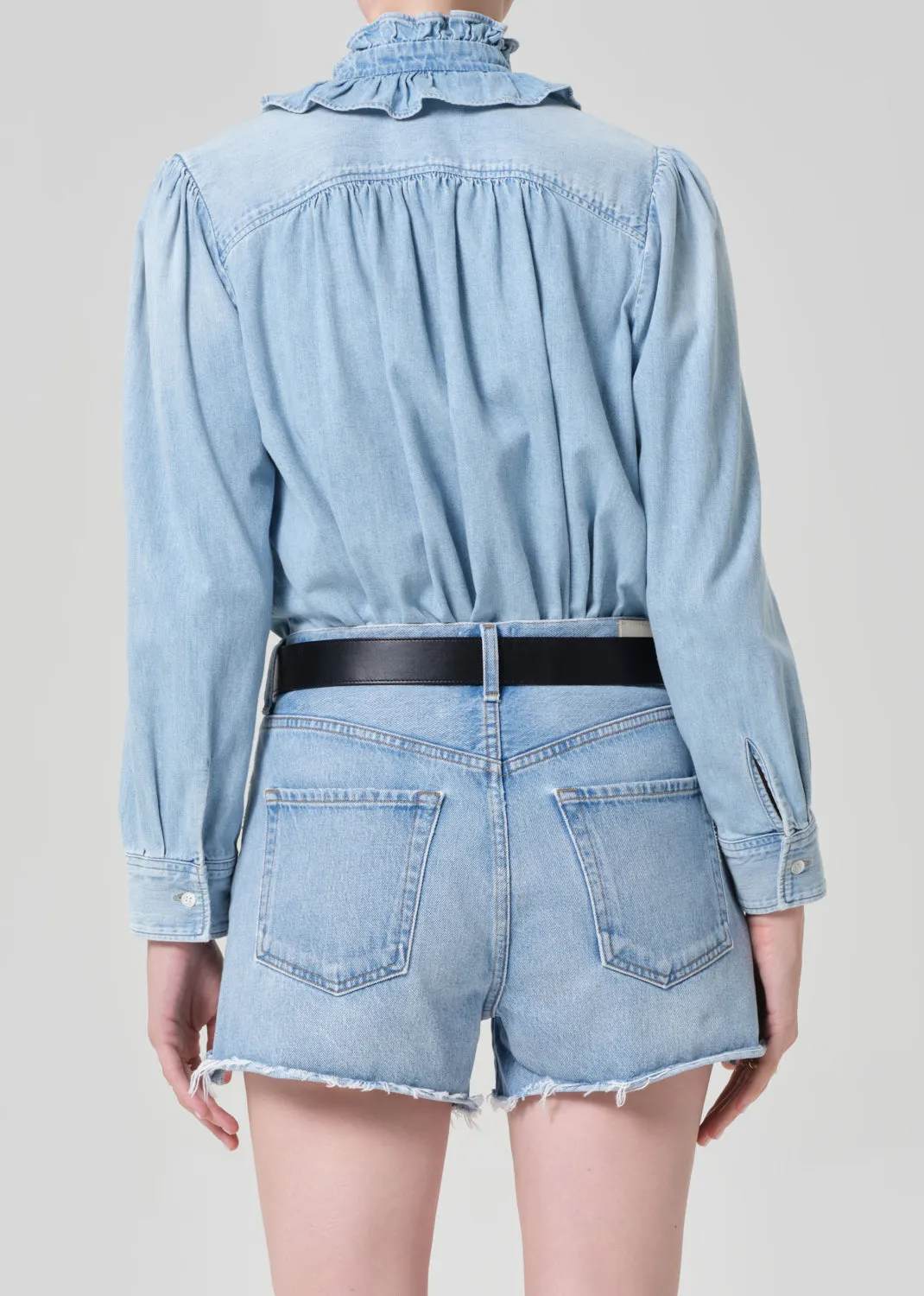 Calista Frill Collar Shirt in Skylar sold by Citizens Of Humanity product image thumbnail 2