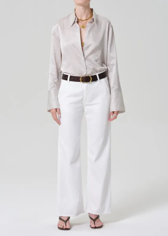 Annina Pocket Trouser 30" in Soft White sold by Citizens Of Humanity