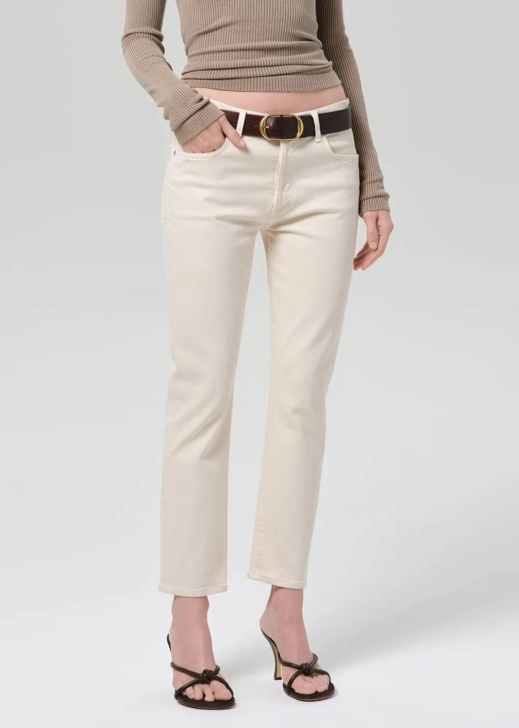 Emerson Slim Boyfriend 27" in Almondette sold by Citizens Of Humanity product image thumbnail 4