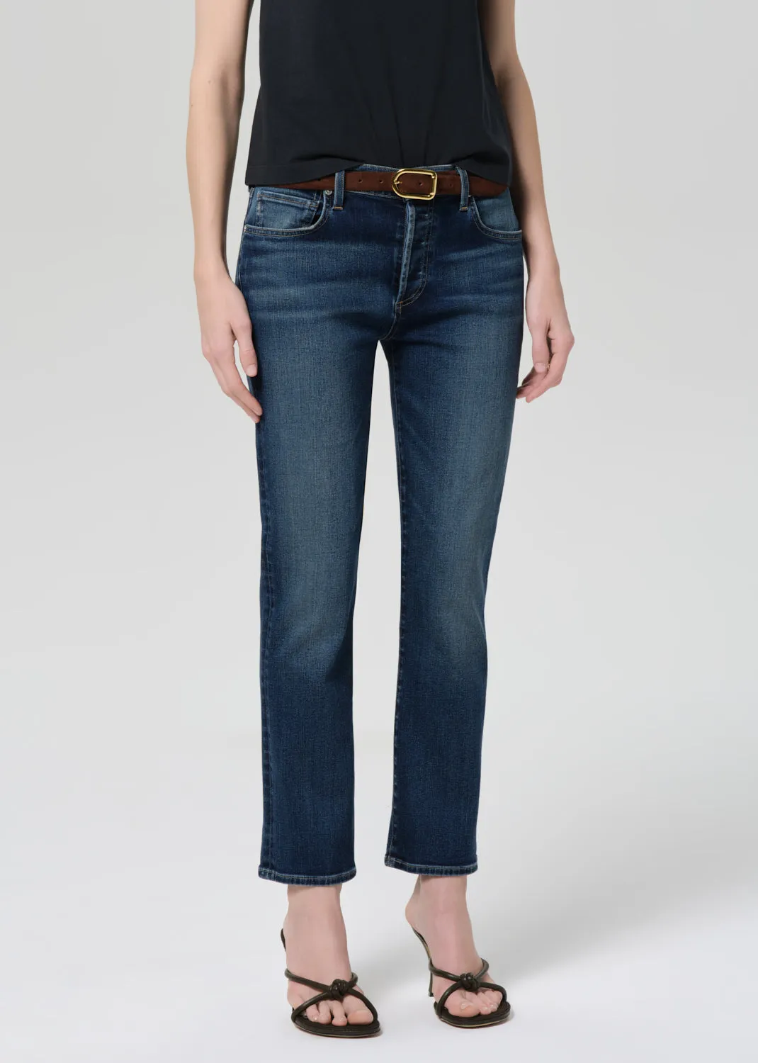 Emerson Slim Boyfriend 27" in Blue Ivy sold by Citizens Of Humanity product image thumbnail 4