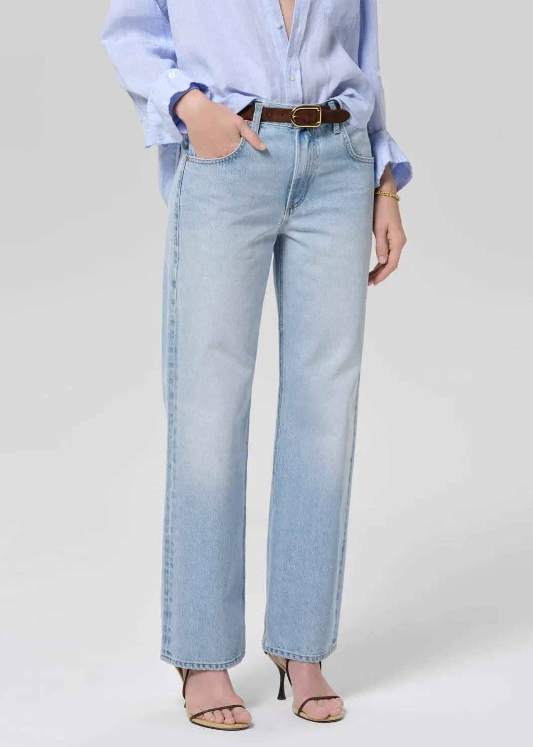 Lindz Easy Straight in Horizon sold by Citizens Of Humanity product image thumbnail 4