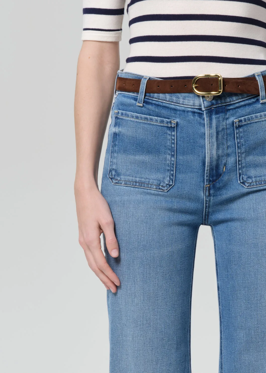 Kimberly Patch Pocket Flare in Adore sold by Citizens Of Humanity product image thumbnail 5