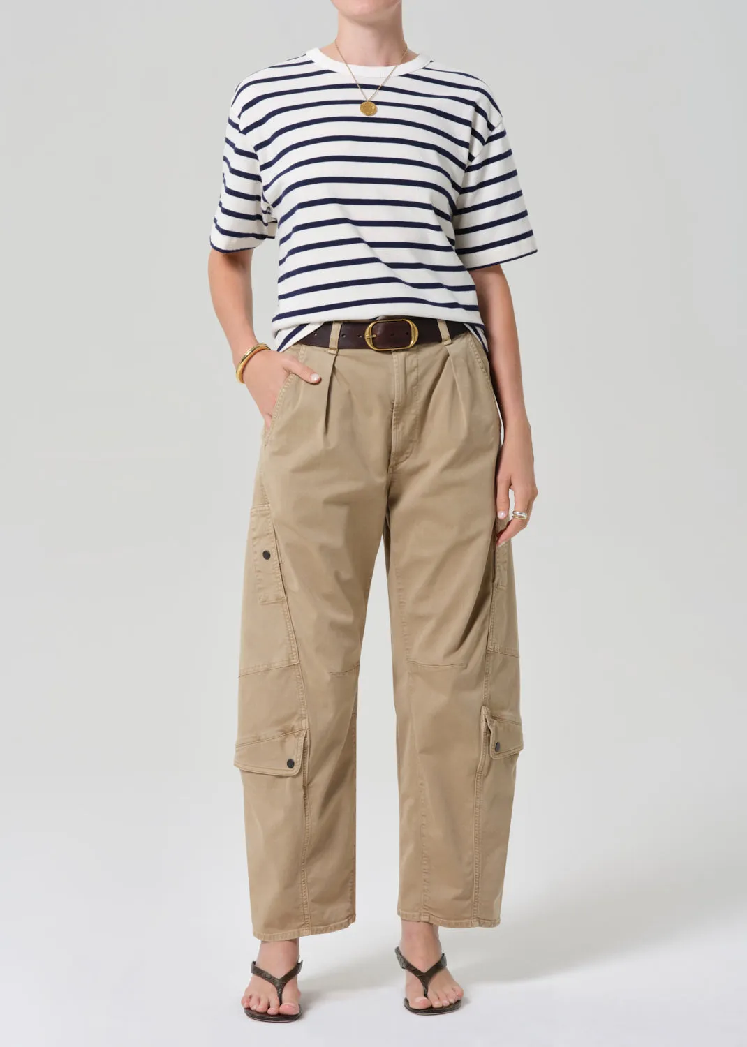 Goldie Tee in Marine Stripe sold by Citizens Of Humanity product image thumbnail 5