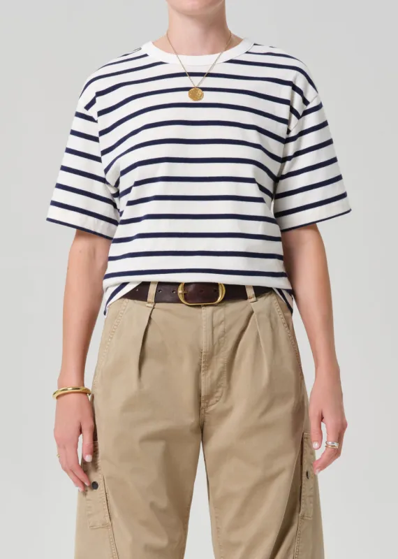 Goldie Tee in Marine Stripe made by Citizens Of Humanity