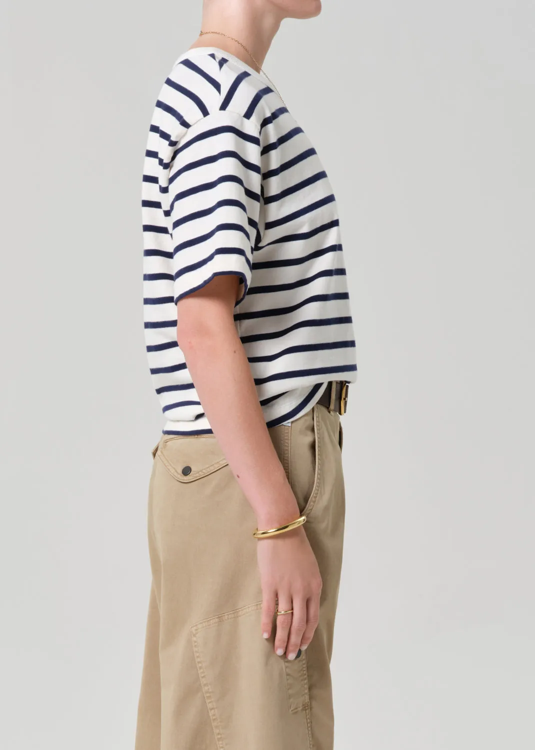 Goldie Tee in Marine Stripe sold by Citizens Of Humanity product image thumbnail 3
