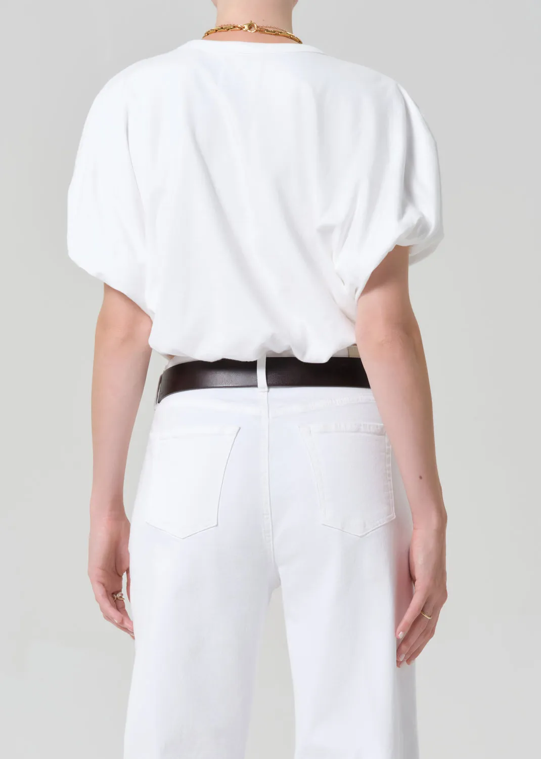 Gia Bubble Tee in Soft White sold by Citizens Of Humanity product image thumbnail 2