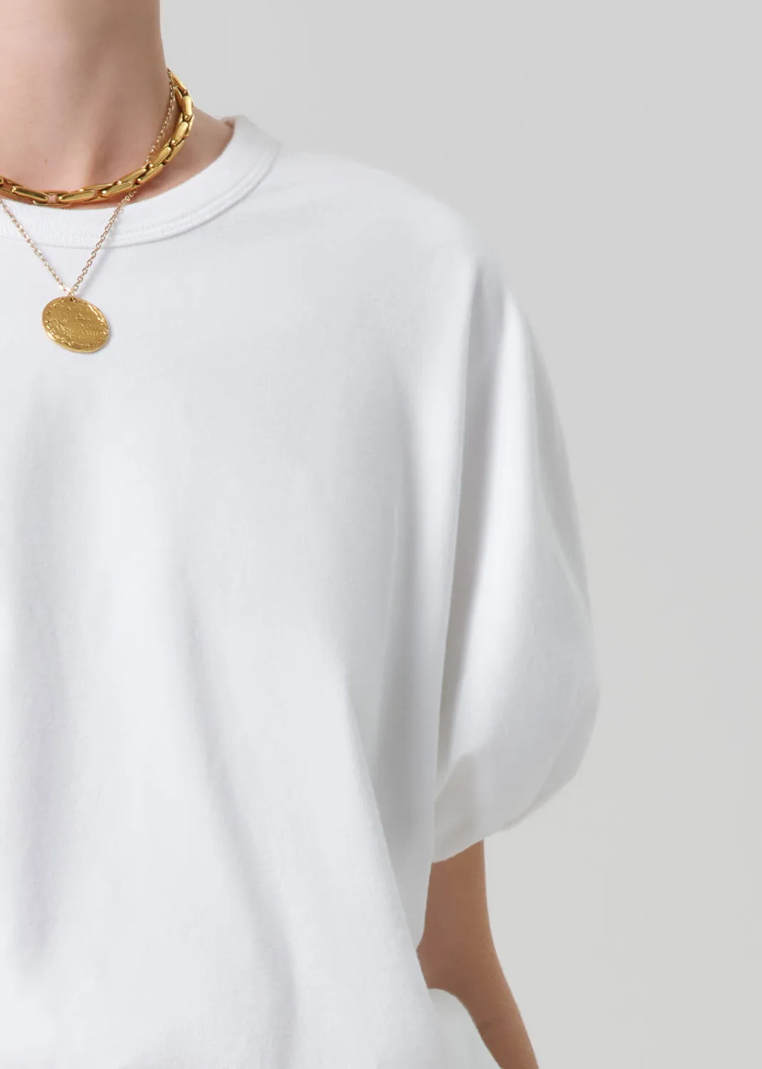 Gia Bubble Tee in Soft White sold by Citizens Of Humanity product image thumbnail 4