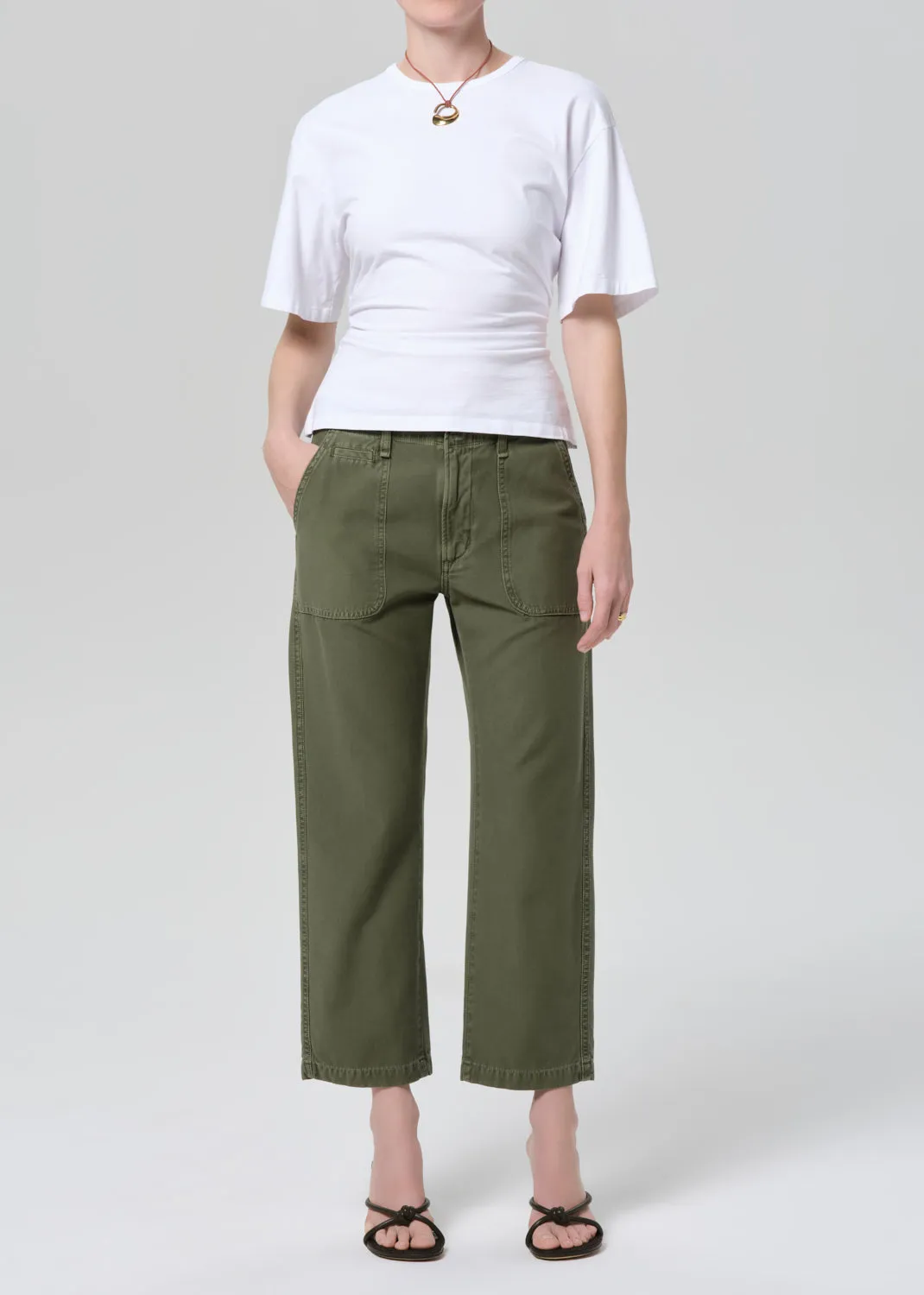 Fabien Tee in White sold by Citizens Of Humanity product image thumbnail 5
