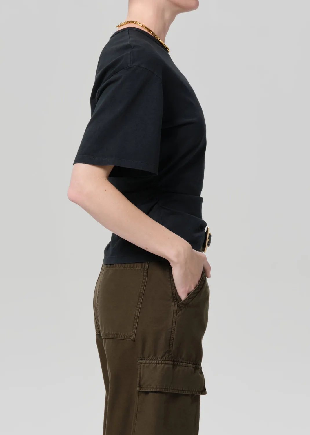 Fabien Tee in Washed Black sold by Citizens Of Humanity product image thumbnail 3