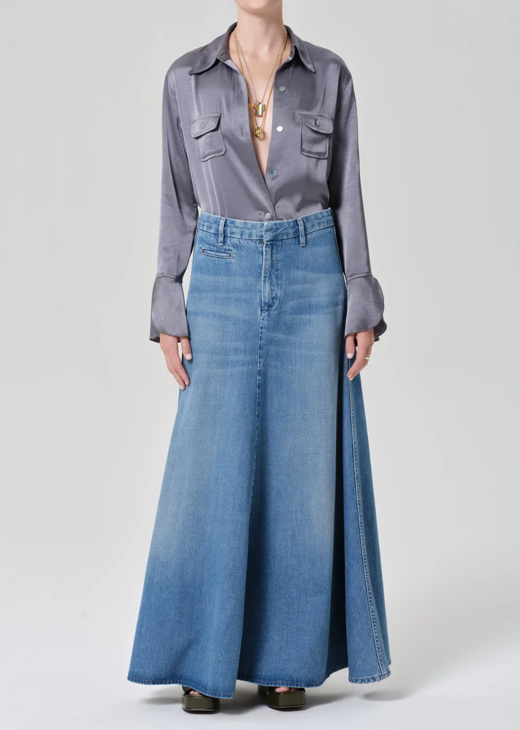 Effie Maxi Skirt in Valley sold by Citizens Of Humanity