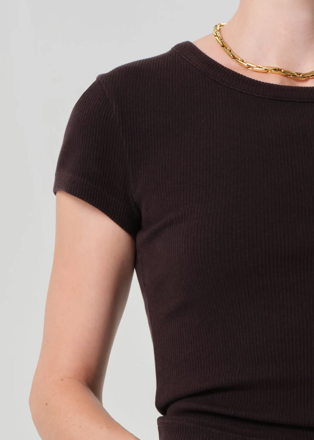 Nello Tee in Chocolate sold by Citizens Of Humanity product image thumbnail 4