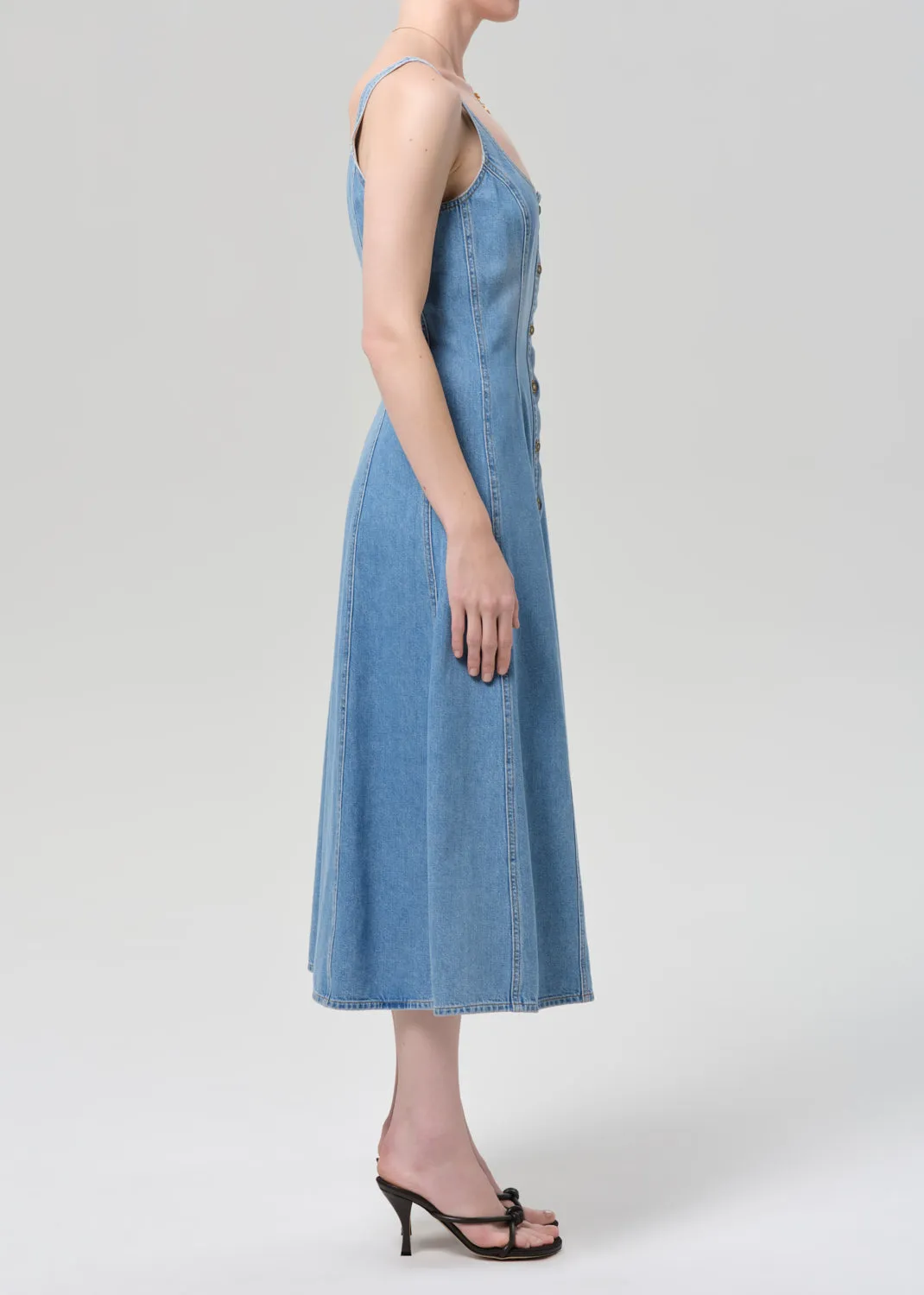 Noa Seamed Dress in Lapis sold by Citizens Of Humanity product image thumbnail 3