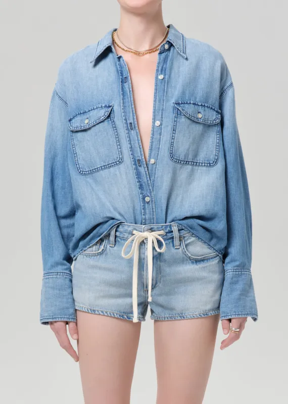 Emjay Double Pocket Shirt in Vega made by Citizens Of Humanity