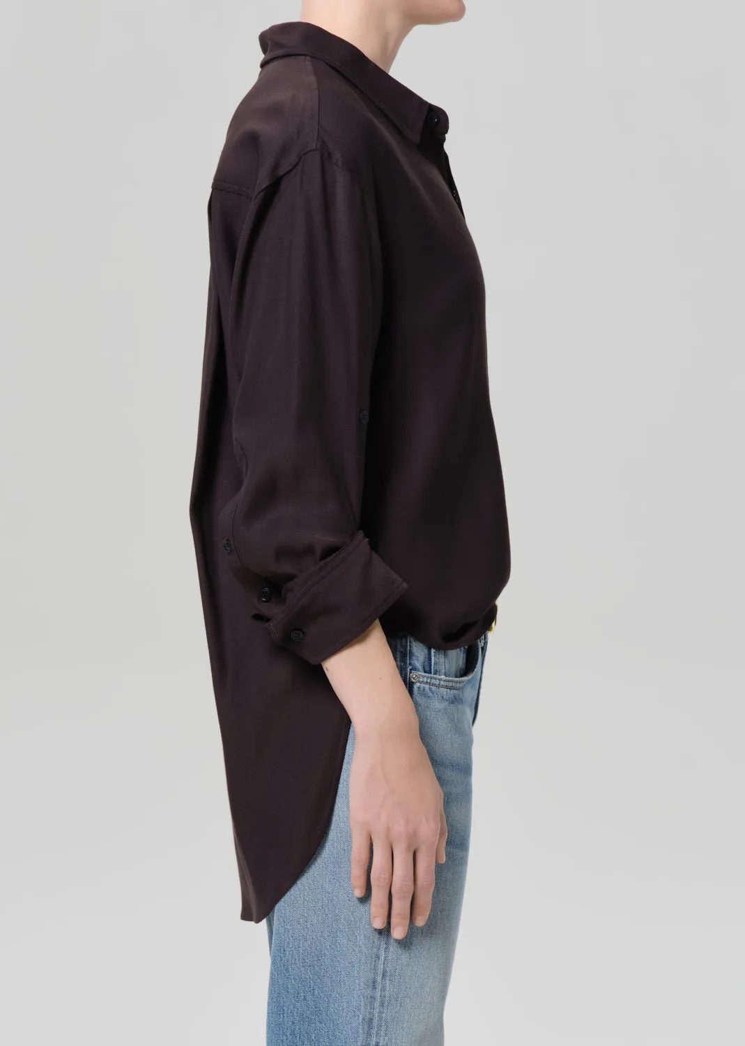 Kayla Shirt in Brown sold by Citizens Of Humanity product image thumbnail 3