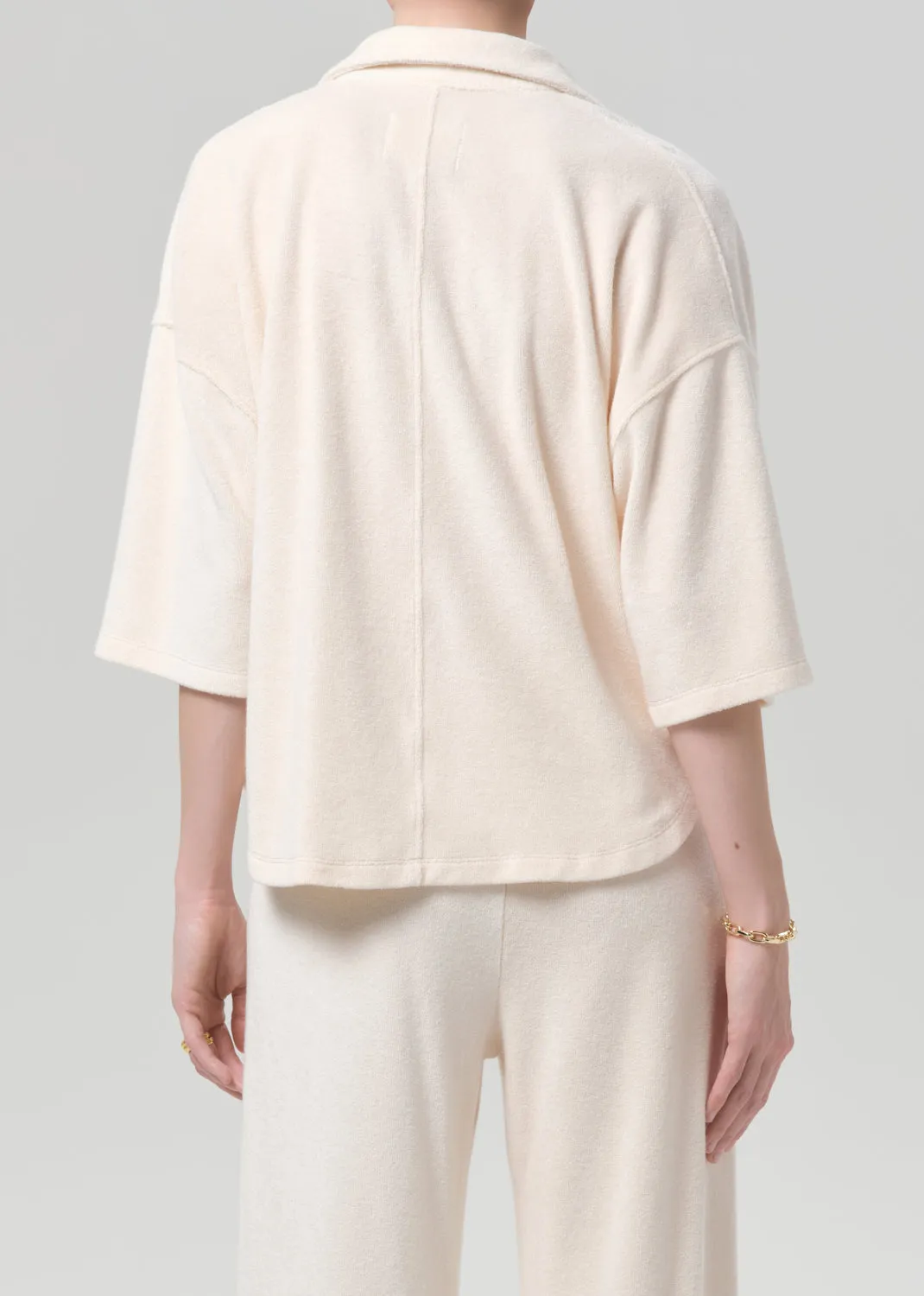 Francis Knit Shirt in Cream sold by Citizens Of Humanity product image thumbnail 2
