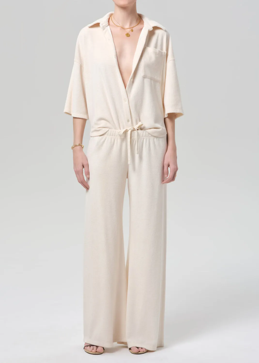 Francis Knit Shirt in Cream sold by Citizens Of Humanity product image thumbnail 5