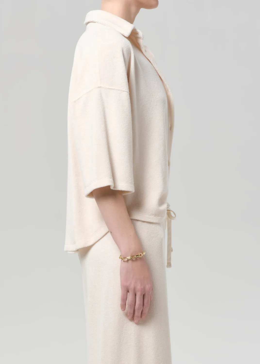 Francis Knit Shirt in Cream sold by Citizens Of Humanity product image thumbnail 3