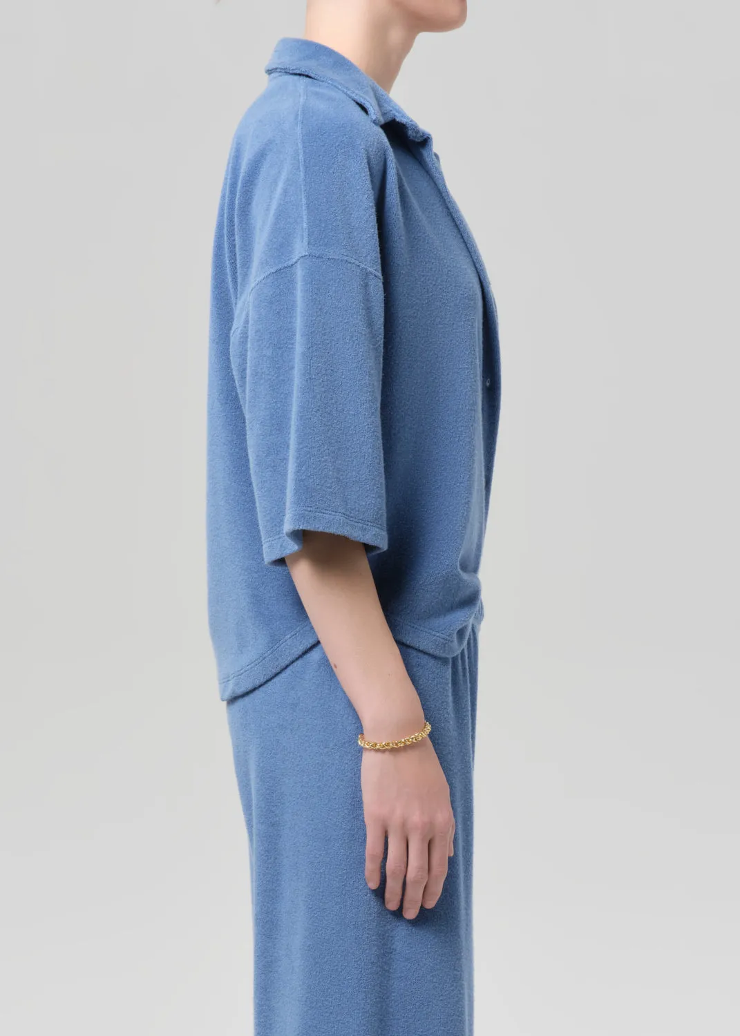 Francis Knit Shirt in Oceanic sold by Citizens Of Humanity product image thumbnail 3